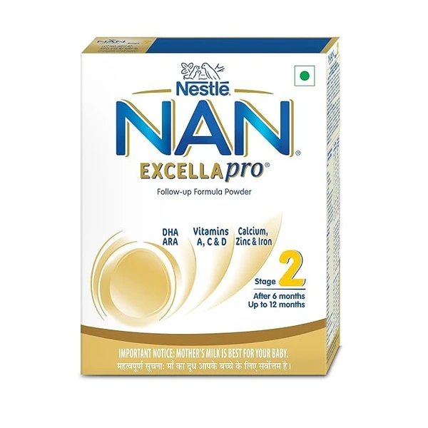 EXCELLAPRO Nestlé Nan Excellapro 2 Follow-Up Formula Powder - After 6 Months, Up To 12 Months, Stage 2, 400G Bag-In-Box Pack, Infant