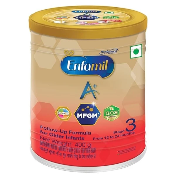Enfamil A+ Stage 3: Follow-up Formula (12 to 24 months) 400g