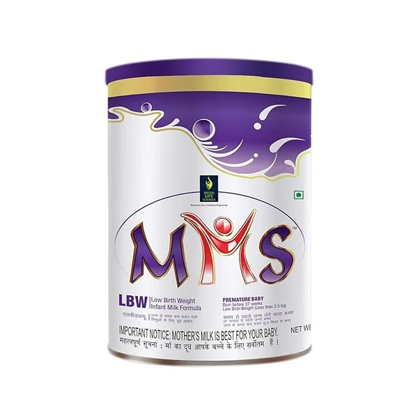 BRITISH LIFE SCIENCES MMS LBW - Infant Milk formula for preterm & low birth weight babies |Full of Essential Nutrients and Vitamins for overall development | 400 g