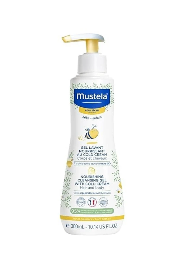 Mustela Nourishing Cleansing Gel with Cold Cream - 300m