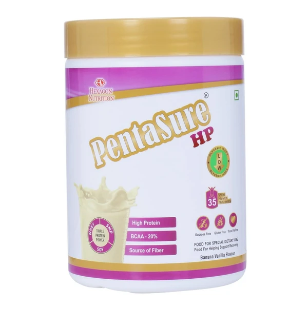 PENTASURE HP Whey Protein - Banana Vanilla 1 KG Jumbo Pack