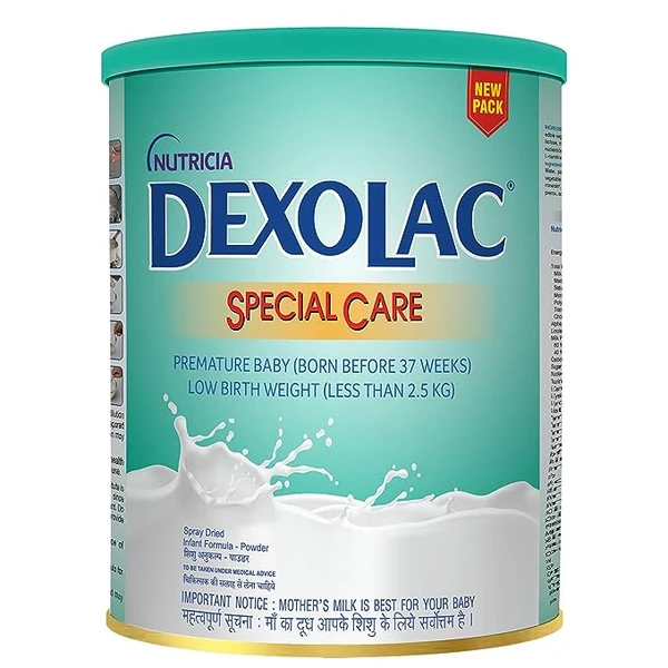 Dexolac Special Care Infant Formula, Milk Powder for Premature Babies (Born Before 37 weeks)/Low Birth Weight (Less Than 2.5 Kg), 400g