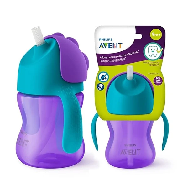 Philips Avent SCF796/00 Aven Straw Cup 200 ml (Assorted Color)
