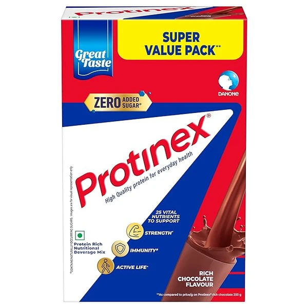 Protinex Health And Nutritional Protein Drink Mix For Adults, 1 Kg, Rich Chocolate Flavor, (BIB) with 25 Vital Nutrients to Support Strength, Immunity & Active Life