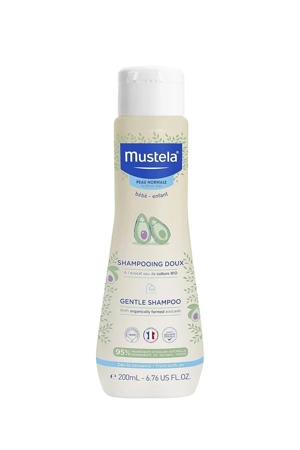 Mustela Gentle Baby Shampoo, White, 200ml 