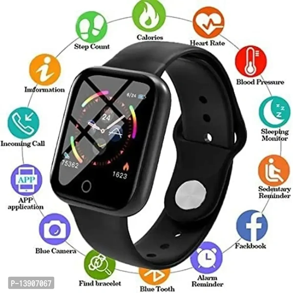  Stonx D20 Bluetooth Smart Watch Touch Sensor Bluetooth Smart Watch with Activity Tracker, Heart Rate Sensor, Sleep Monitor and Basic Functionality for All Boys Girls*