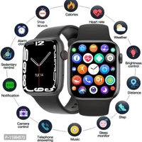  i8 Pro Max Touch Screen Bluetooth Calling Smartwatch with Activity Tracker Compatible with All 3G/4G/5G Android iOS Smartphones - Black