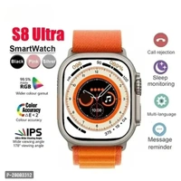 Smartwatch Watch S8 Ultra Latest Bluetooth Calling Series 8 AMOLED High Resolution with All Sports Features, Bluetooth, Enhanced Features and Stylish Design