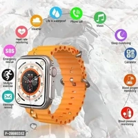 Smartwatch Watch S8 Ultra Latest Bluetooth Calling Series 8 AMOLED High Resolution with All Sports Features, Bluetooth, Enhanced Features and Stylish Design