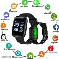 Smart Watch for Men Women Boys Girls Original ID116 Plus Smart Watch 1.3 HD Display, Sleep Monitor for Boys, Girls, Men, Women Kids 