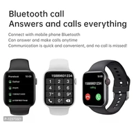 i8 Pro Max Touch Screen Bluetooth Smartwatch with Activity Tracker Compatible with All 3G/4G/5G Android iOS Smartphones - Black i8 Pro Max Smartwatch Size: 45*38*12.3mm Strap Material: Silica gel Mai*