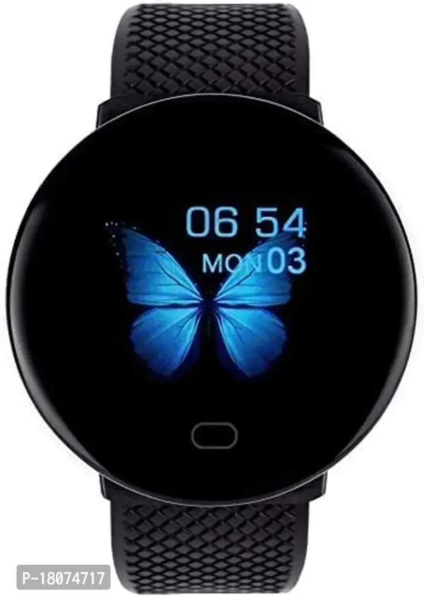 D19 Smartwatches for Women Girls Mens Boys Kids Childrens Smart Fitness Tracker Heart Rate Blood Pressure Support Sim Colored Screen Waterproof Sport.