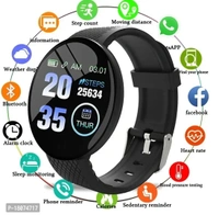 D19 Smartwatches for Women Girls Mens Boys Kids Childrens Smart Fitness Tracker Heart Rate Blood Pressure Support Sim Colored Screen Waterproof Sport.