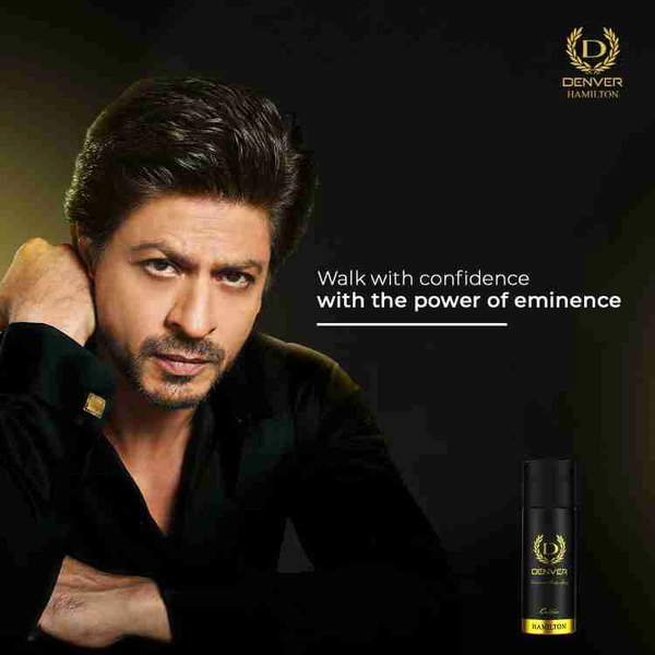 Denver Black code, Caliber, Honour & Imperil Neno Deo Long Lasting, Set Of 4 ( 200ml, Pack Of 4)
