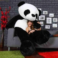 Teddy Bear 3 Feet Panda Soft Toy | Birthday Gift for Girls/Wife, - 90 cm (Black)