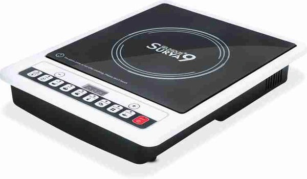 UNIDUS S9-ICT350 Induction Cooktop (White, Black, Push Button) - Black