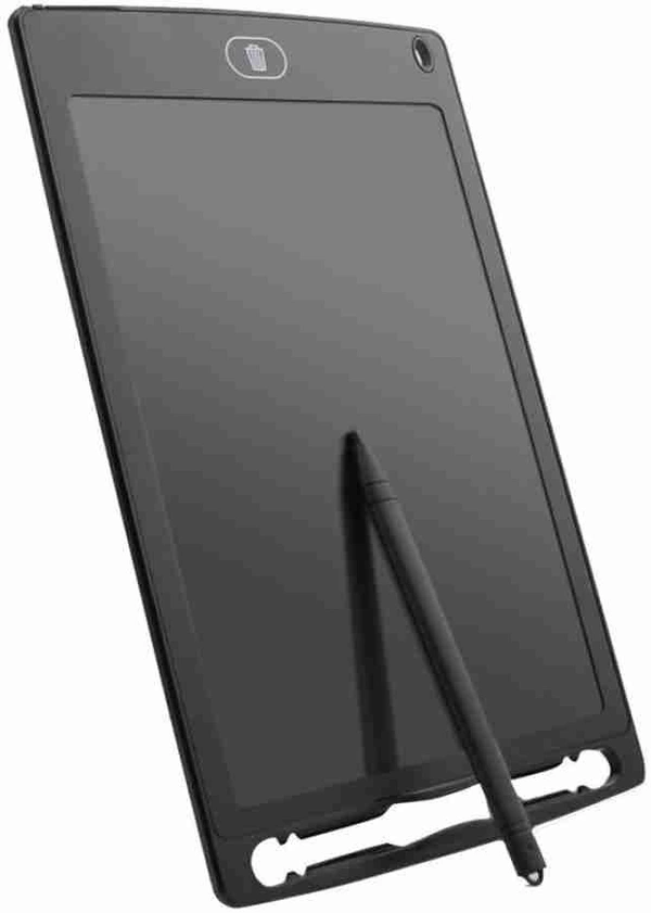 BVM GROUP Writing Tablet 8.5 Inch Screen Electronic Writing & Drawing Board Doodle Board for Kids at Home, School, Learning Educational Toy Gift for Age 3+ Year Old Girls Boys Toddlers (Black) - Black
