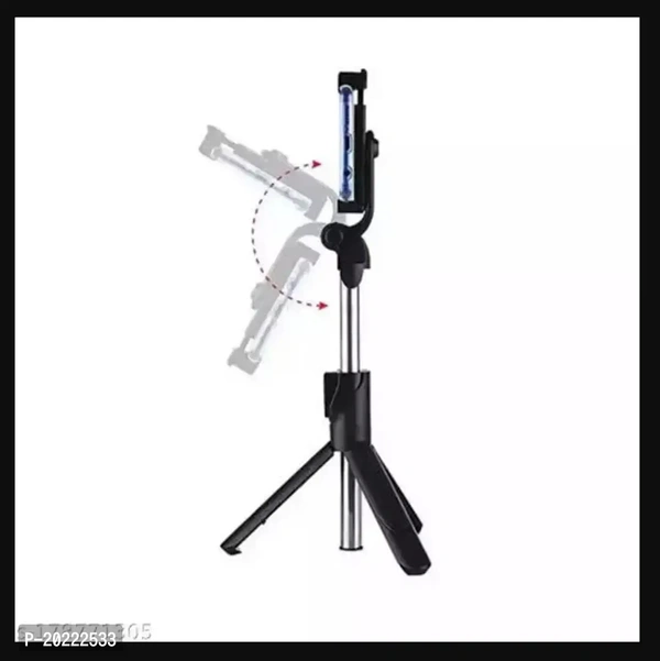 Wireless Remote selfie stick R1 Bluetooth Selfie Stick (Black, Remote Included)