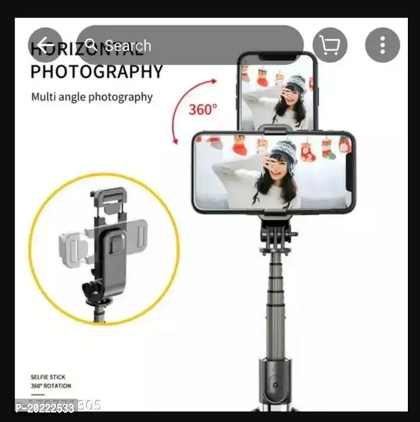 Wireless Remote selfie stick R1 Bluetooth Selfie Stick (Black, Remote Included)