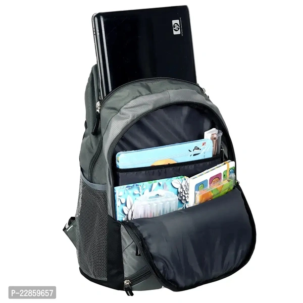 35 L Laptop Backpack spacy unisex backpack fits upto 16 Inches/college bag 35 L No Laptop Backpack(Grey)
