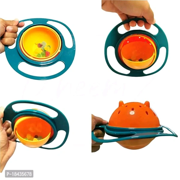 Baby Food Gadgets || 360° Degree Rotating Dish,Gyro Bowl for Baby and Kids,magic bowl for kids