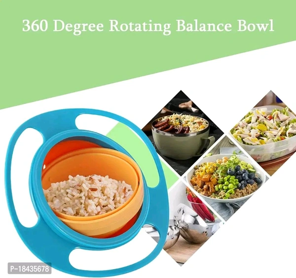 Baby Food Gadgets || 360° Degree Rotating Dish,Gyro Bowl for Baby and Kids,magic bowl for kids