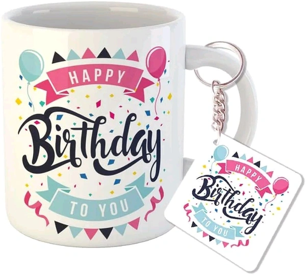 Choicecases" Happy Birthday to You, Birthday Wishes Mug, Happy Birthday to You Mug for Friends Girlfriend Boyfriend Brother Sister Wife Hubby mom dad Ceramic Coffee Mug 325ml Design_1849