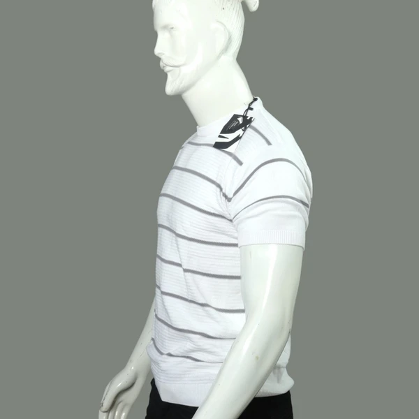 BLACKSANDWHITE Classic Stripe White Jersey - 2XL, White