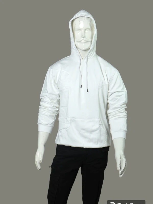 BLACKSANDWHITE Classic White Hoodie - S, White