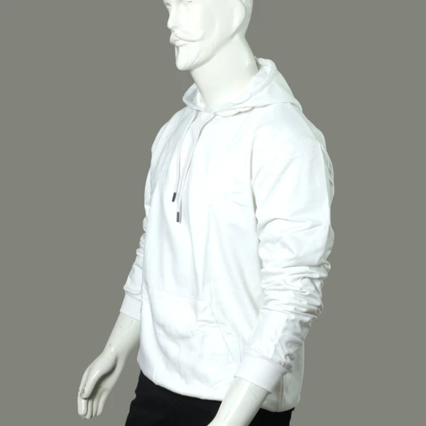 BLACKSANDWHITE Classic White Hoodie - S, White