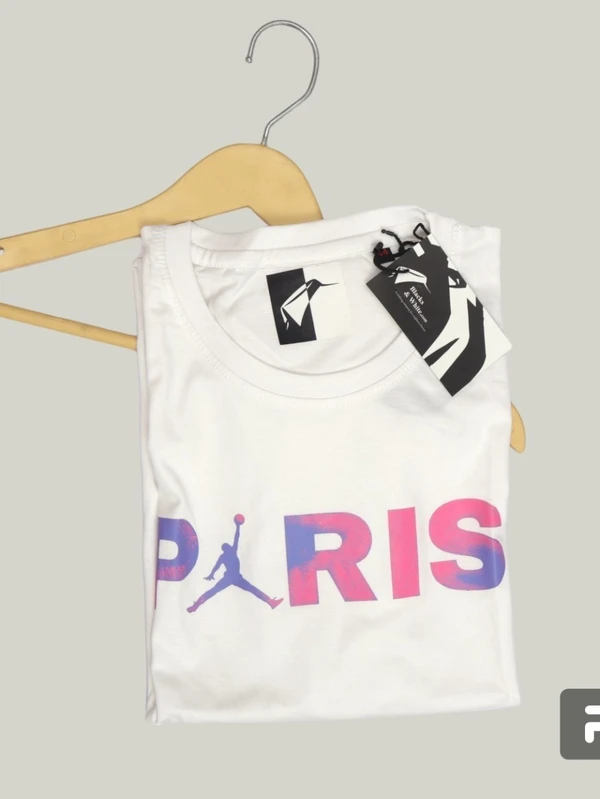 BLACKSANDWHITE PARIS name Simple White T-shirt - White, M