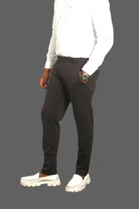 BLACKSANDWHITE  Elite Black Slim-Fit Formal Trousers - 34, Black