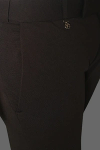 BLACKSANDWHITE  Elite Black Slim-Fit Formal Trousers - 34, Black