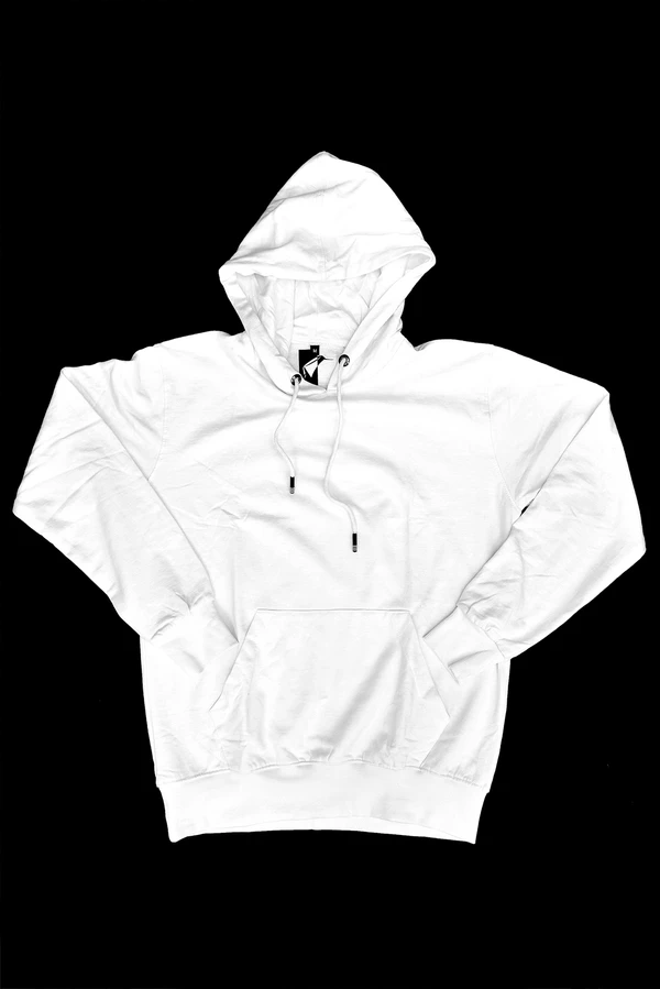 White Hooded Sweatshirt By BLACKSANDWHITE - XL, White