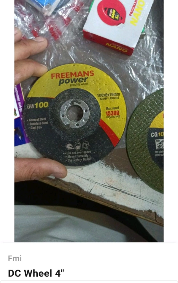 DC Wheel 4" For Metal Polish