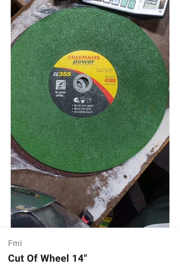 Cutting Wheel 14" For Metal Cutting 