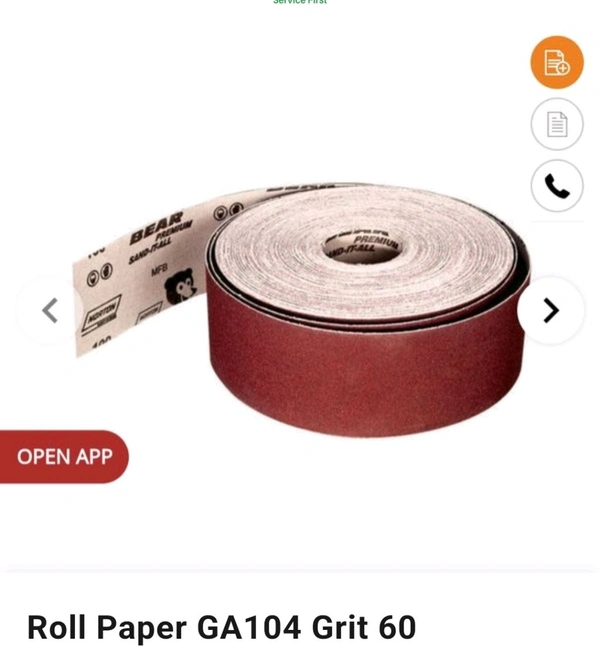 Paper Roll GA104 Grit60 Feet - Cod012