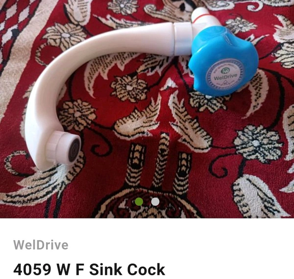 WelDrive Sink Cock Fancy For Kitchen Wash Basin  - Turquoise Blue