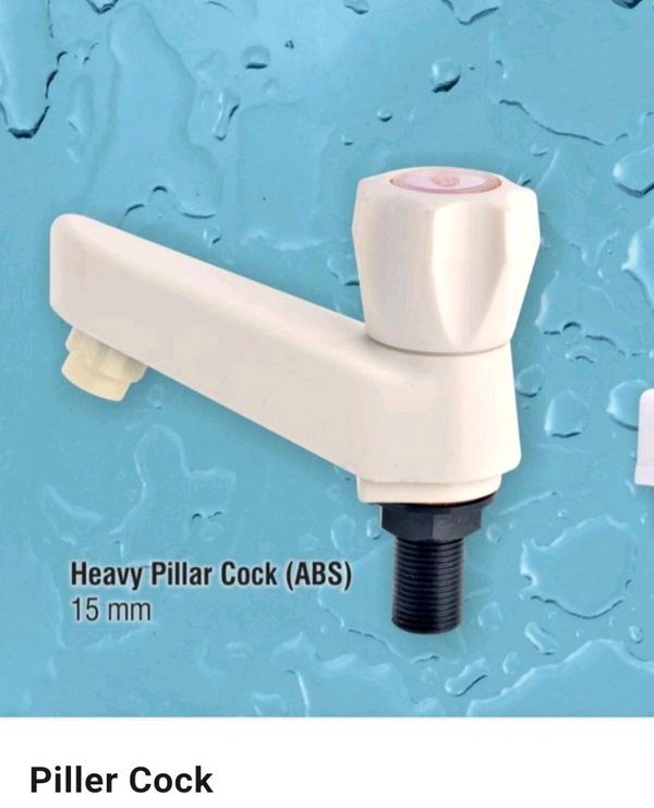 Gvty  Piller Cock For Wash Basin  - White