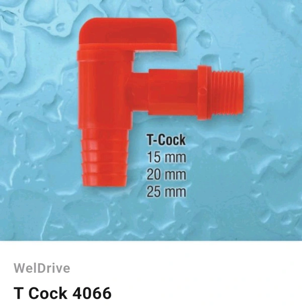 WelDrive T Cock 4066 - Red