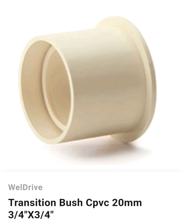 FitCom Transition Bush Cpvc 20mm 3/4*3/4