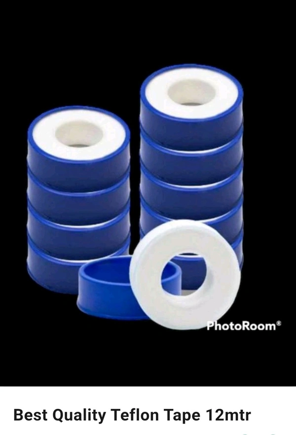 Teflan Tape 12 Mt For Plumber  - White