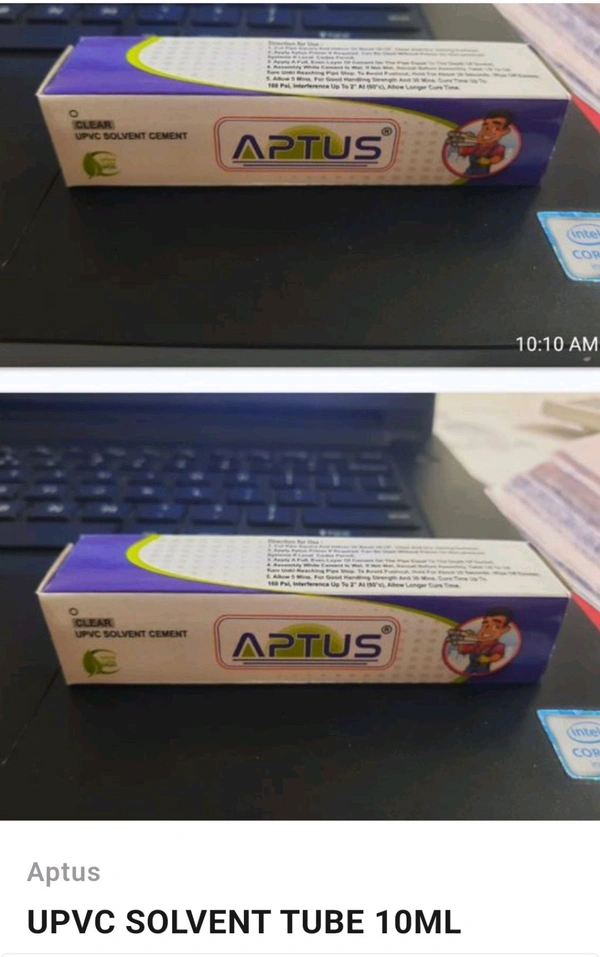 Aptus Upvc Solvent Tube 10ml