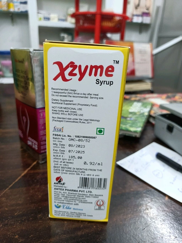 Elder  Xzyme Digestive Enzyme 200ml