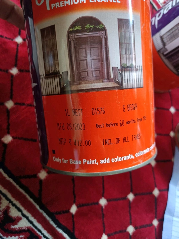 Asian  G Brown Paint For Wood & Metal 1L