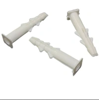 Wall Plug 38 MM Silver Square ( 500 Pcs )