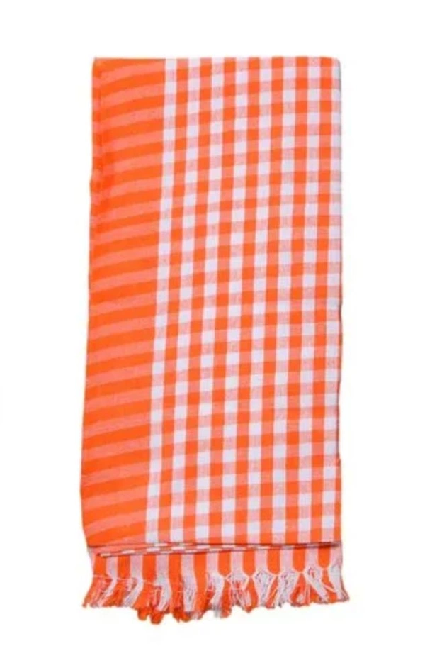 Cotton Plan Towel Orange Colour 