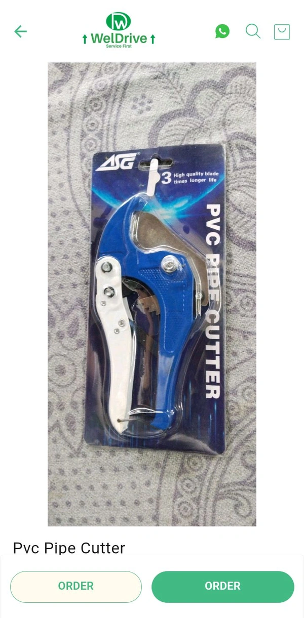 Pvc Pipe Cutter 