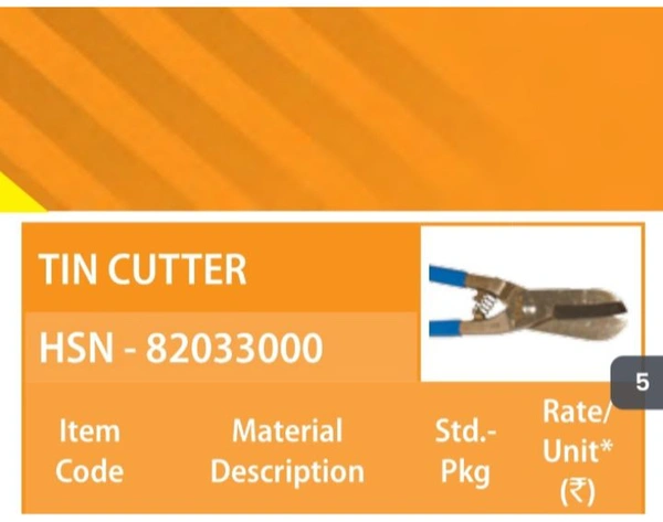 Tin Cutter 10" 