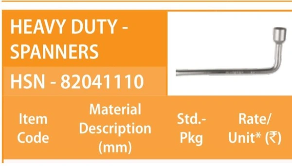 Spanner Heavy Duty 21 HD 